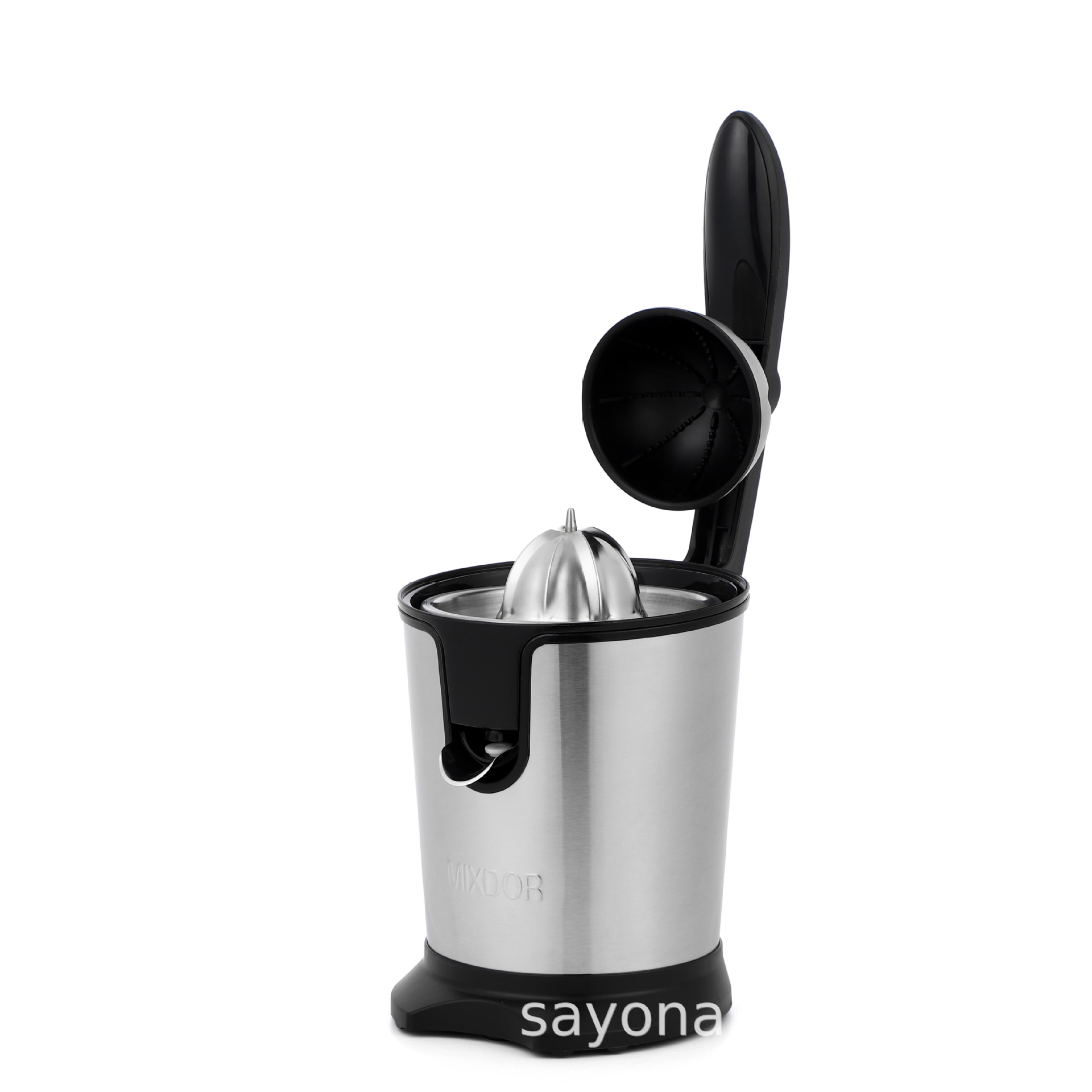 American standard 110V stainless steel hand-pressed electric lemon machine, household multi-functional fruit pulp and juice separator pic 4
