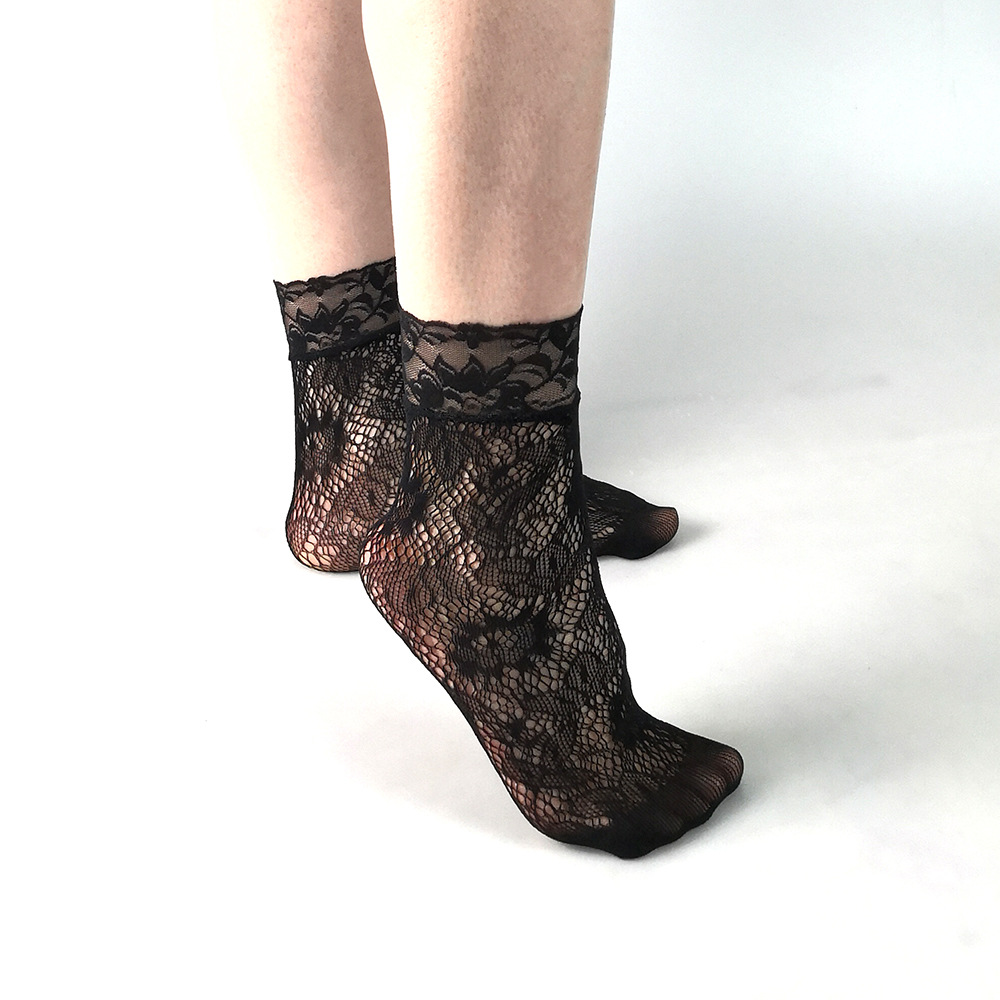 蝴蝶花短网袜-2