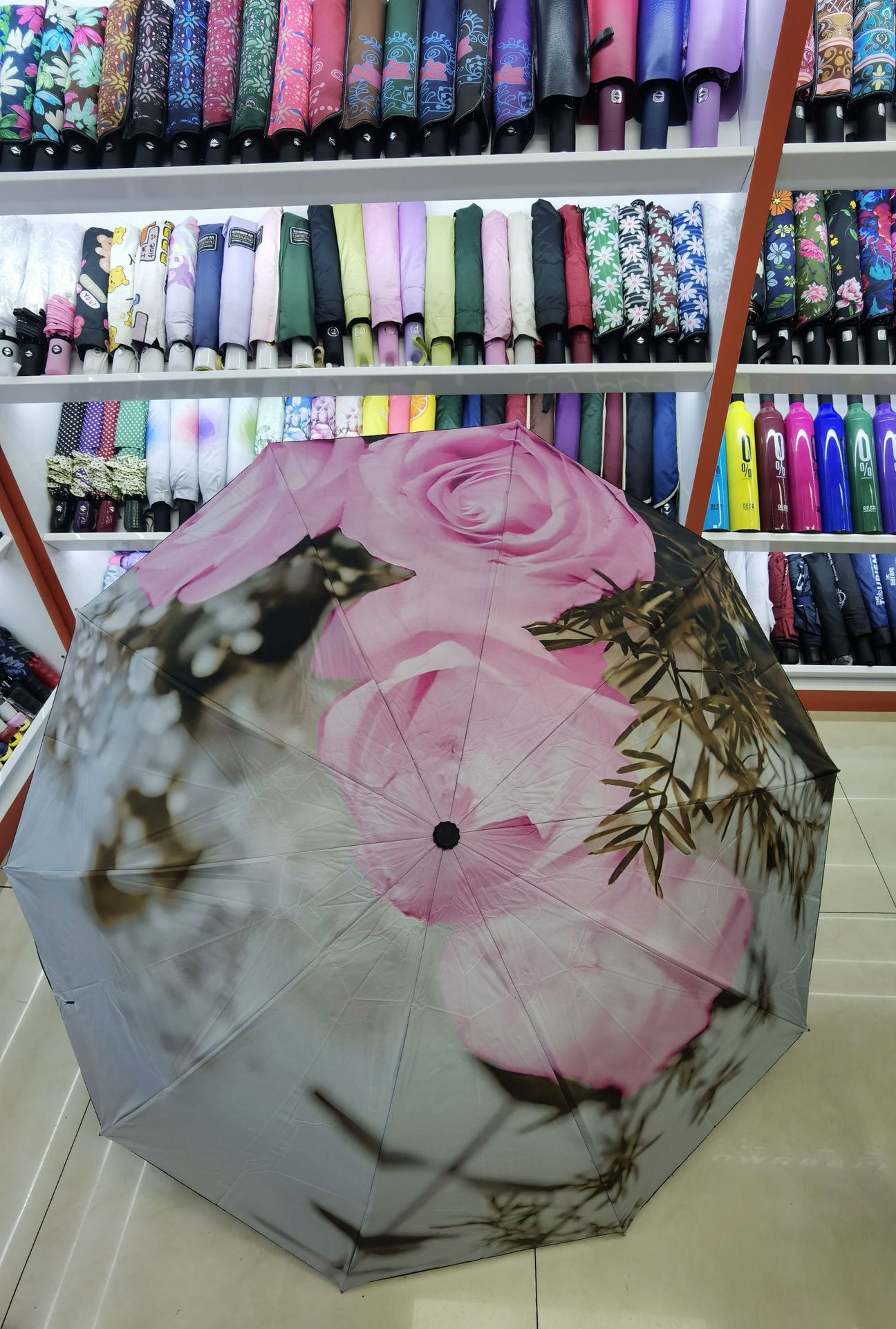 High appearance level rose umbrella, all-weather and all-weather sunshade umbrella, sun protection and UV protection umbrella, high appearance level folding umbrella for girls pic 4