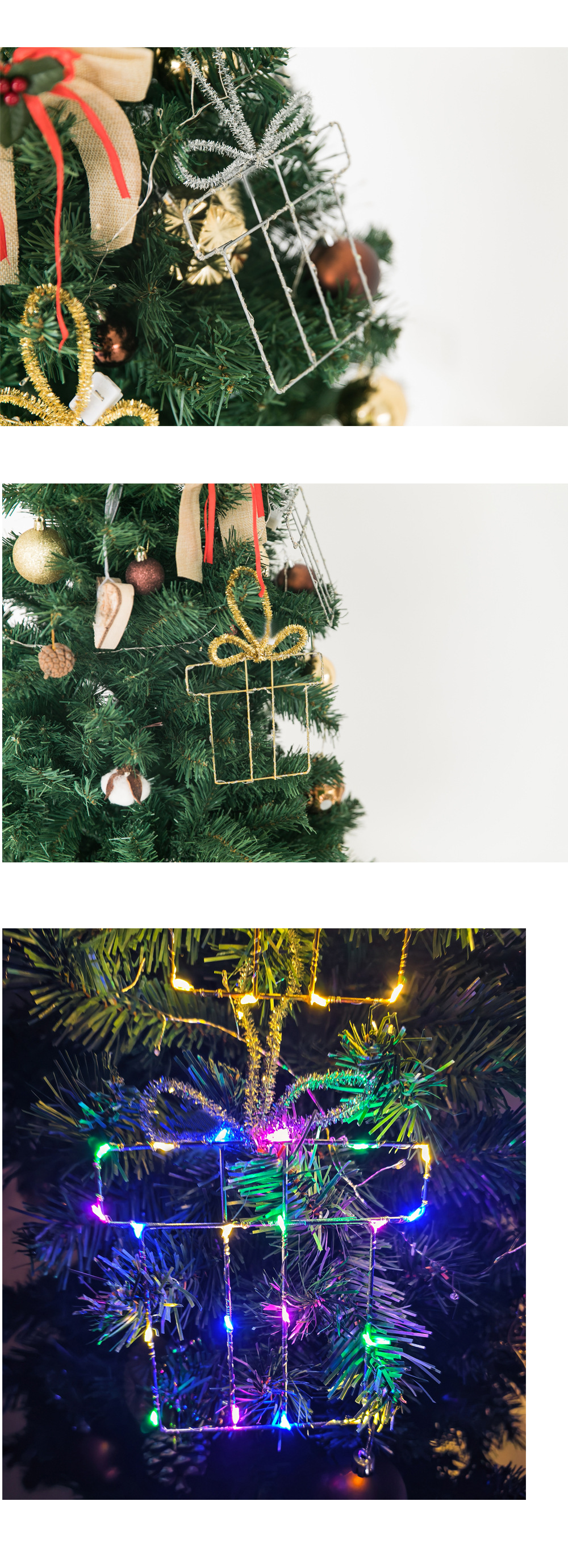 Christmas decorations, cross-border illuminated decorations, Christmas scene arrangement, gift boxes, LED hanging decorations, Christmas tree, Christmas supplies pic 3