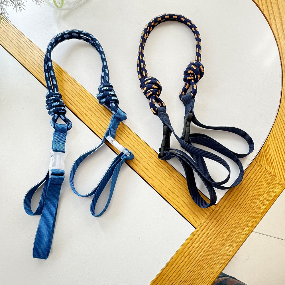 高圆圆原创肩带搭配精致刺绣防水尼龙购物袋手提女士单肩包详情5