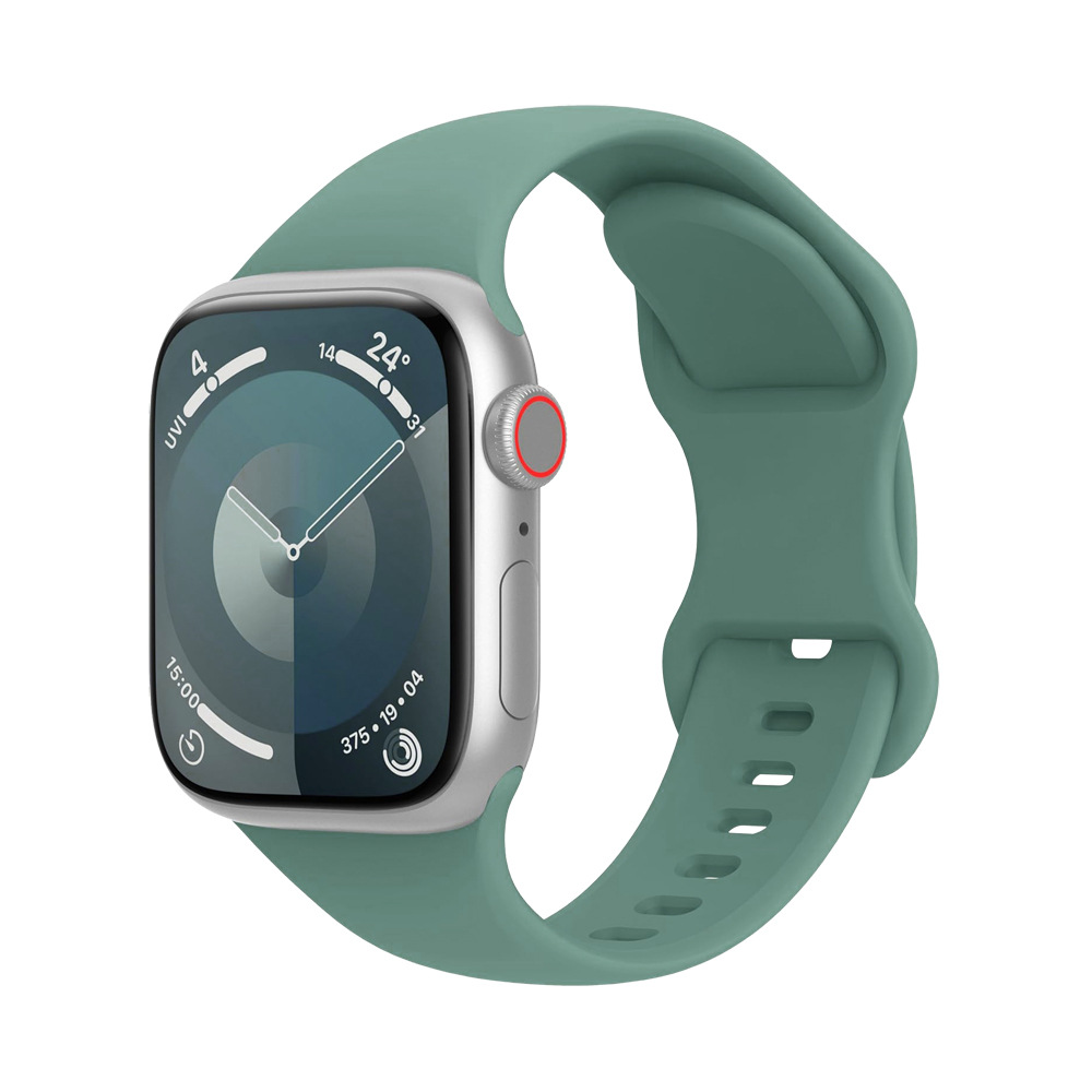 适用apple watch 10硅胶表带iWatch9表带苹果手表ultra 2蝴蝶表带详情26