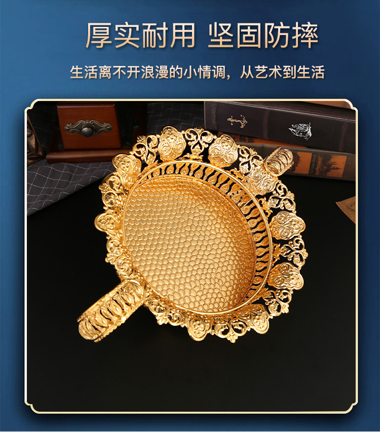 欧式家用水果盘客厅茶几网红干果盒创意时尚零食坚果干果收纳果盘详情6