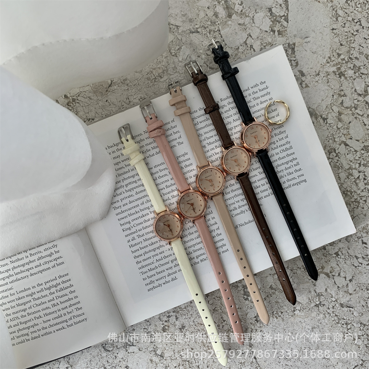 网红小众法式小表盘细带手表女学生文艺小清新女表石英表直播爆款详情1