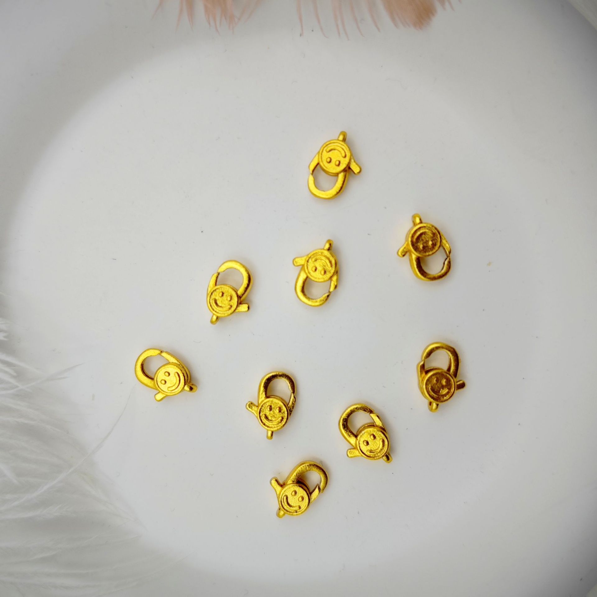 保色古法金饰品扣异型扣diy手链项链扣连接扣详情11