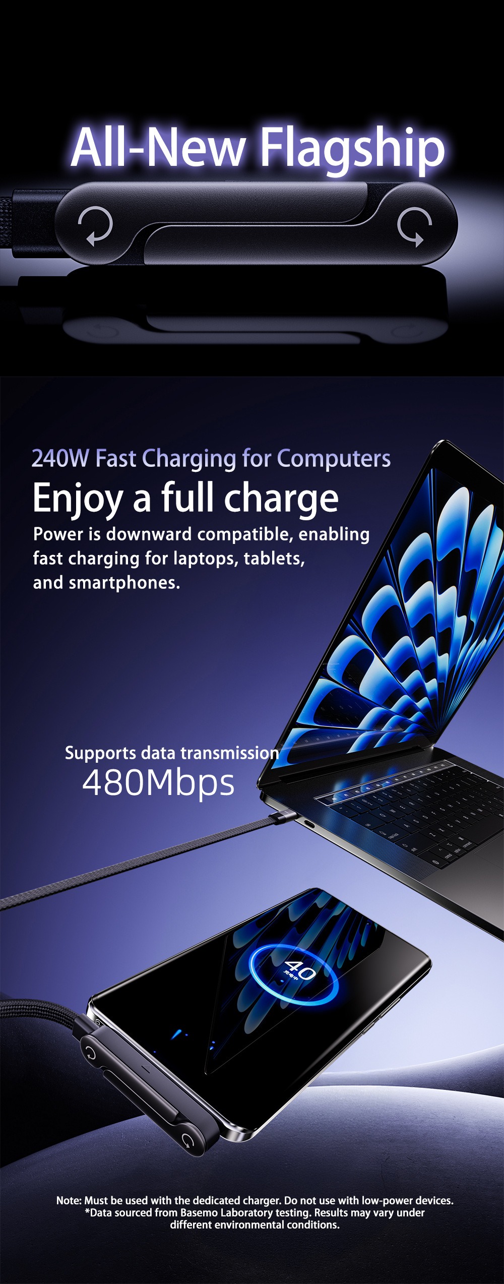 Cable 240W cable cable используется для подзарядки платформера apple 17 wave pic 9