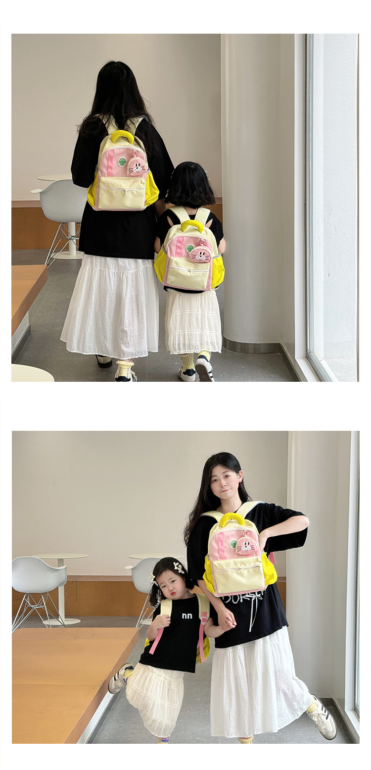 幼儿园书包男女孩小背包3-6岁宝宝动物儿童双肩包多巴胺书包详情9
