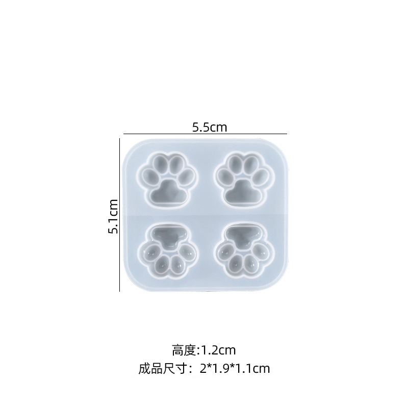 硅胶模具7件套火漆印章果冻蜡硅胶磨具diy捏捏乐蛋糕模具材料包详情3