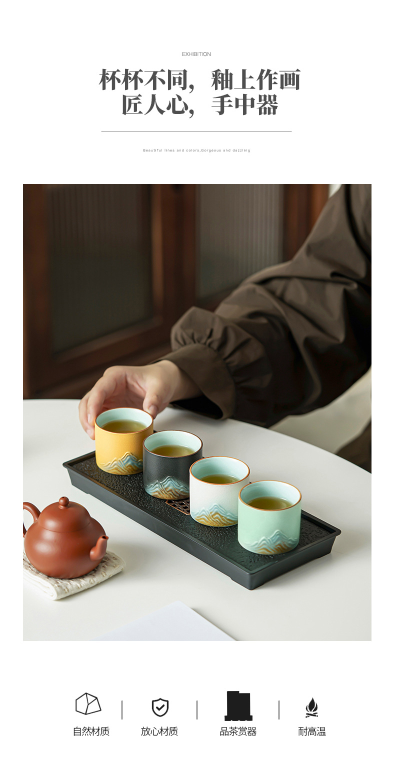 国潮文创千里江山功夫茶具茶杯套装商务活动伴手礼送客户长辈老师详情7