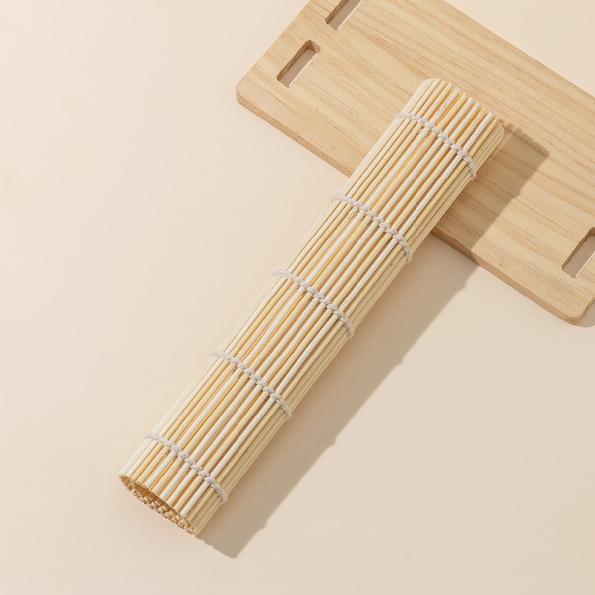 做寿司工具寿司竹卷帘 寿司帘紫菜卷饭白皮帘紫菜包饭竹卷寿司卷详情5