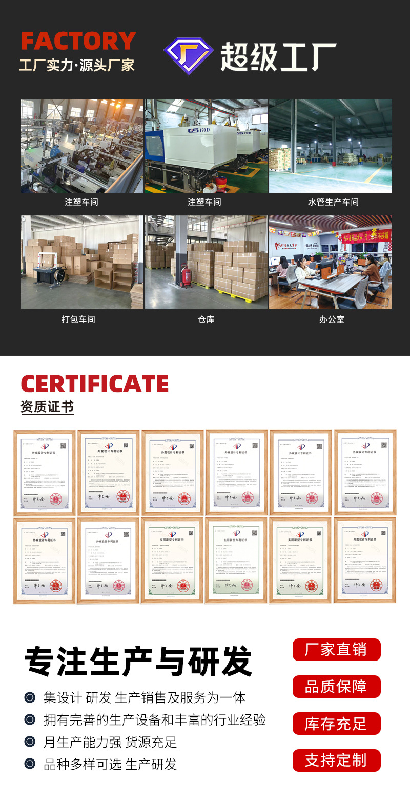 厂家批发T8加长杆多功能泡沫壶洗车高压水枪家用包胶强力高压水枪详情4