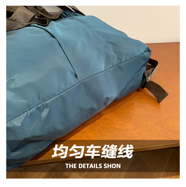 新款单肩包托特双肩折叠包手提简约通勤大容量时尚便携详情7