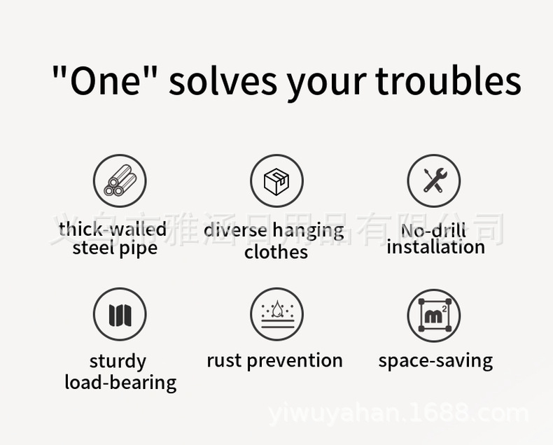 跨境源头工厂新款椭圆形旋转多功能晾衣架嗮衣架服装展示架陈列架详情4