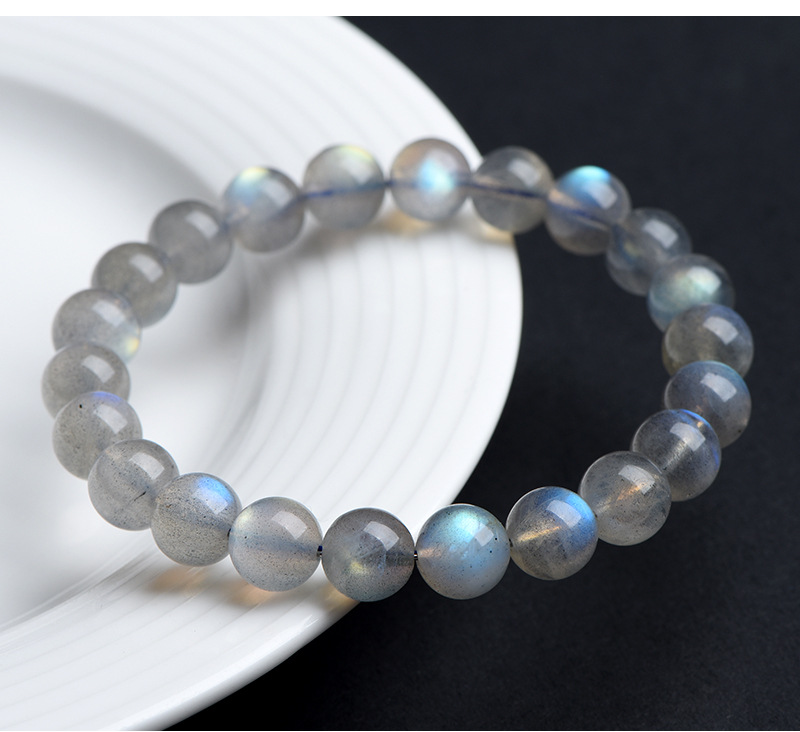 Jiuya Crystal 7a Grade Natural grey Moonstone loose beads Feldspar semi-finished DIY jewelry bead wholesale pic 31