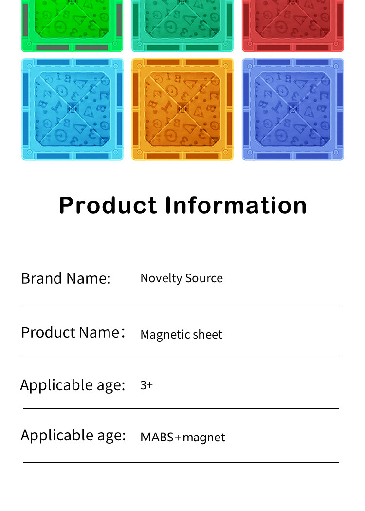 Cross-border best-selling children's magnetic sheet forest animal theme DIY building set factory direct sales pic 11