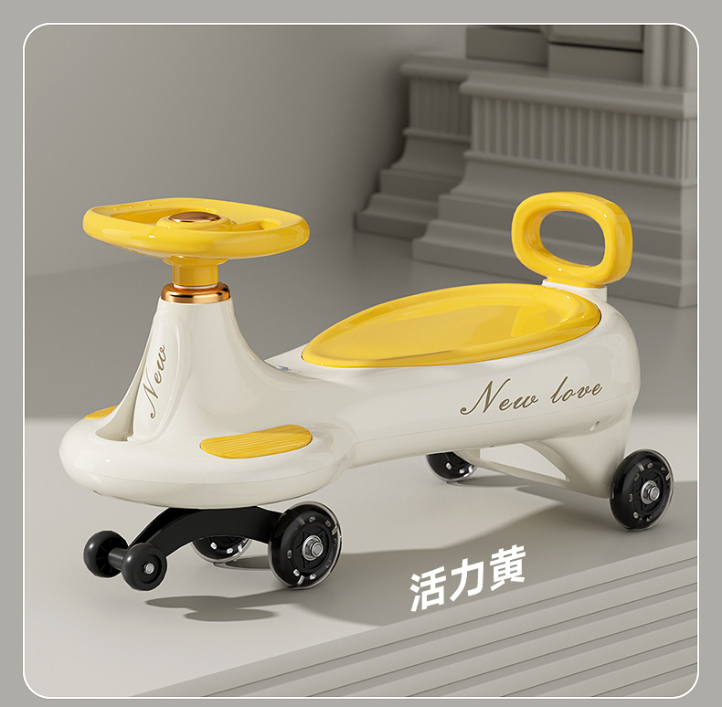 跨境babyswingcar儿童扭扭车玩具2-8岁静音防侧翻儿童音乐摇摆详情17