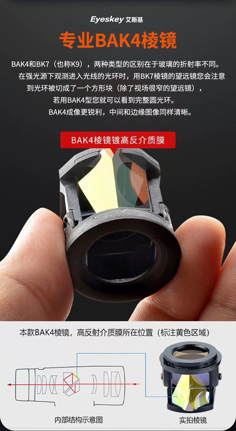 The Aiski New View of the Sky 12X50HD high-definition binoculars are selling well in the live stream of seeking bees. The binoculars are nitrogen-filled and waterproof pic 15
