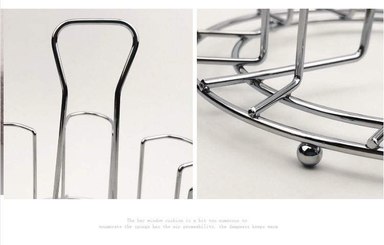 Creative household draining cup rack, storage rack, tea cup rack, wine glass rack, inverted hanging rack, iron cup rack manufacturer wholesale pic 8