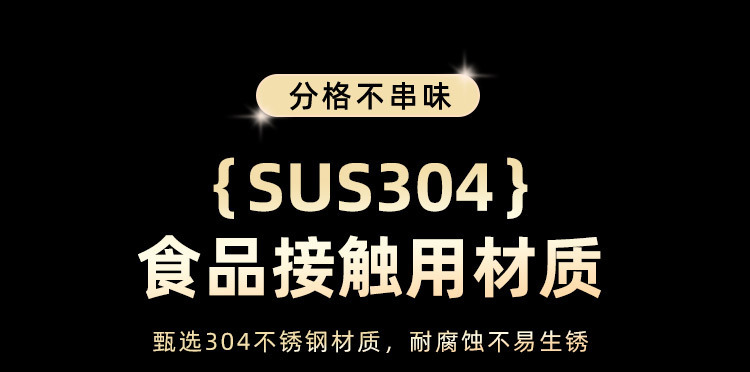 方形304不锈钢快餐盘食堂餐盘餐厅学生专用分格盘子食品级商用盘详情1