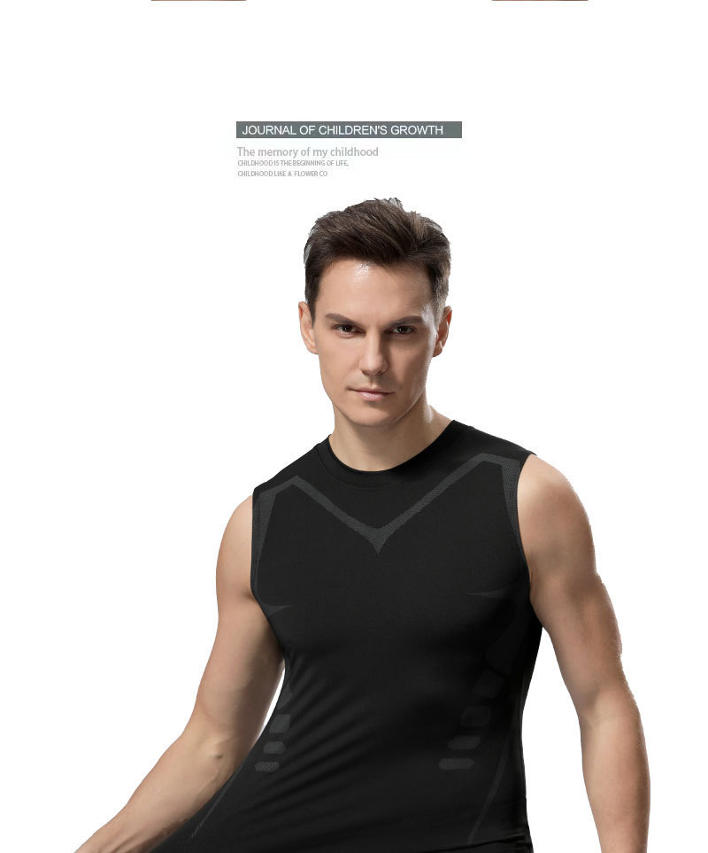 Tight vest men's basketball sports tights quick-drying 详情11
