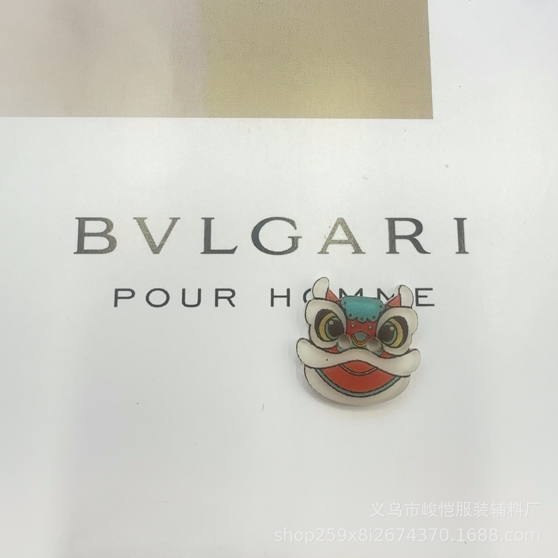 A set of 10 cartoon-patterned metal four-piece buttons, disc buttons and sleeve buttons pic 14