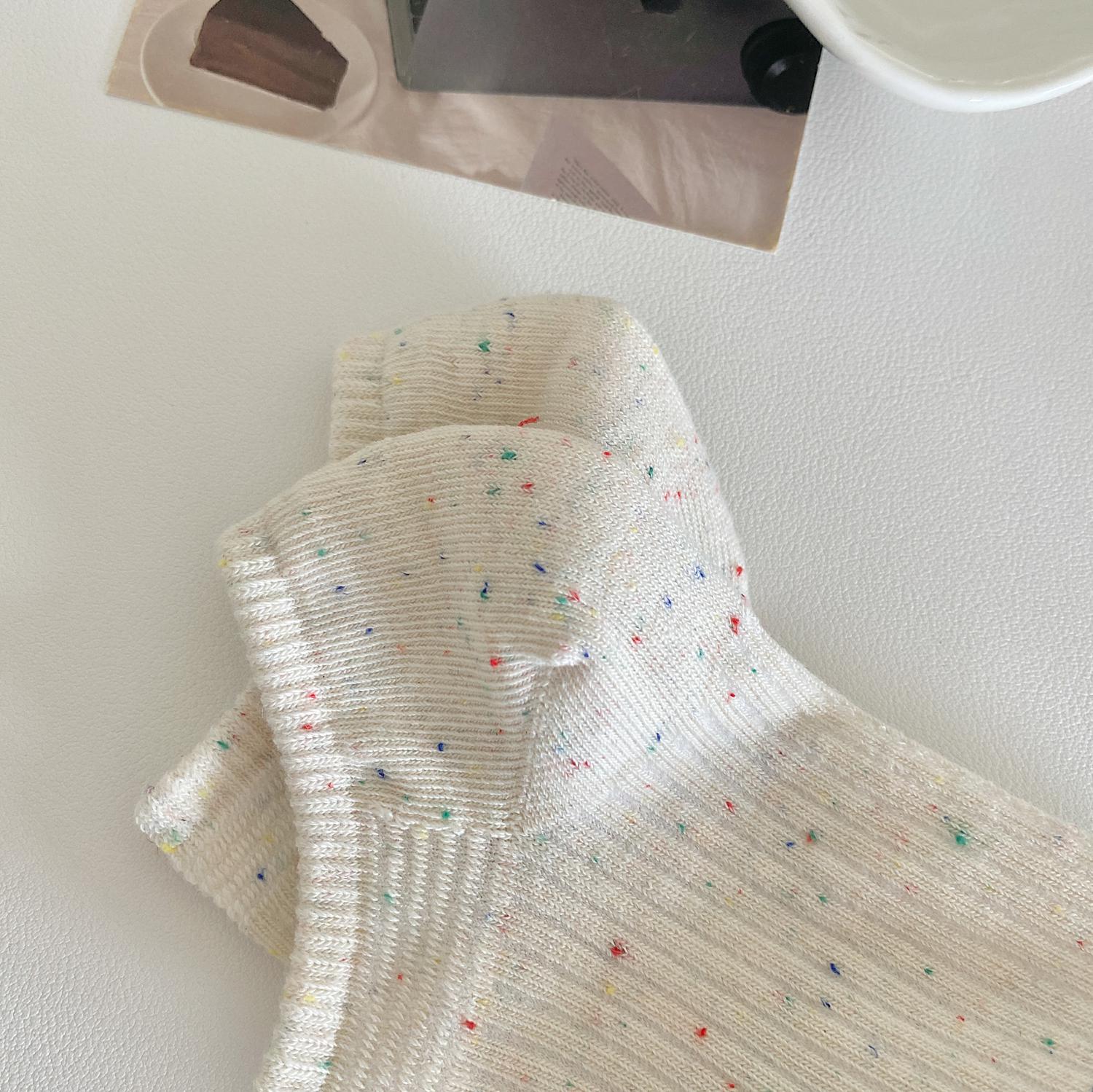 点子纱船袜女纯棉夏季薄款低帮浅口隐形袜硅胶防滑不掉跟女士短袜详情43