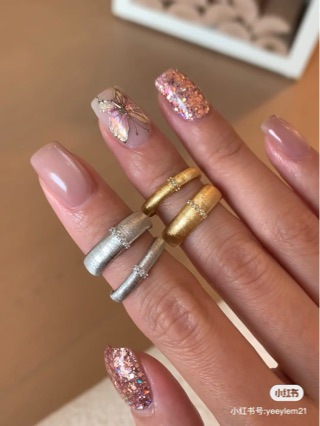 意大利中古拉丝轻奢高级感珠宝925纯银拉丝工艺锻面戒指女新款详情5