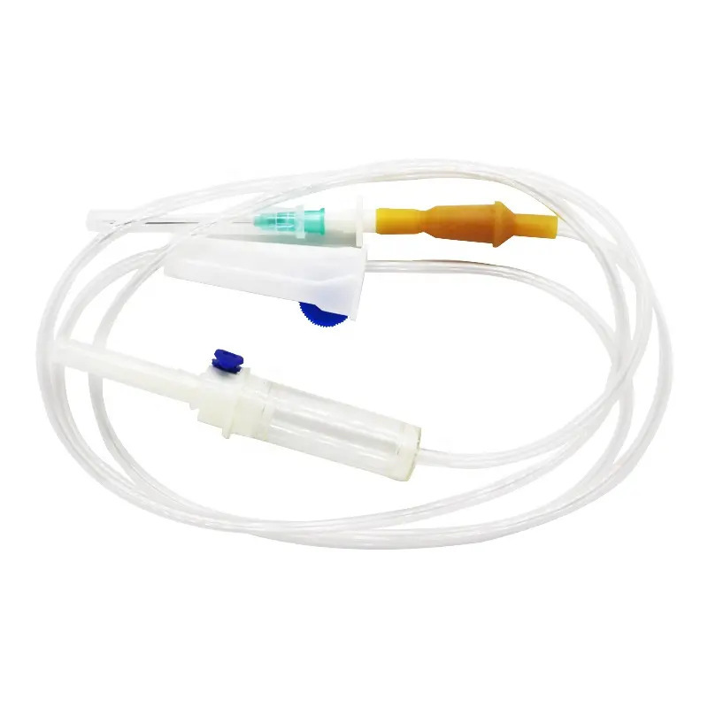 Wholesale of sterile liquid infusion medical disposable intravenous infusion sets for export pic 1