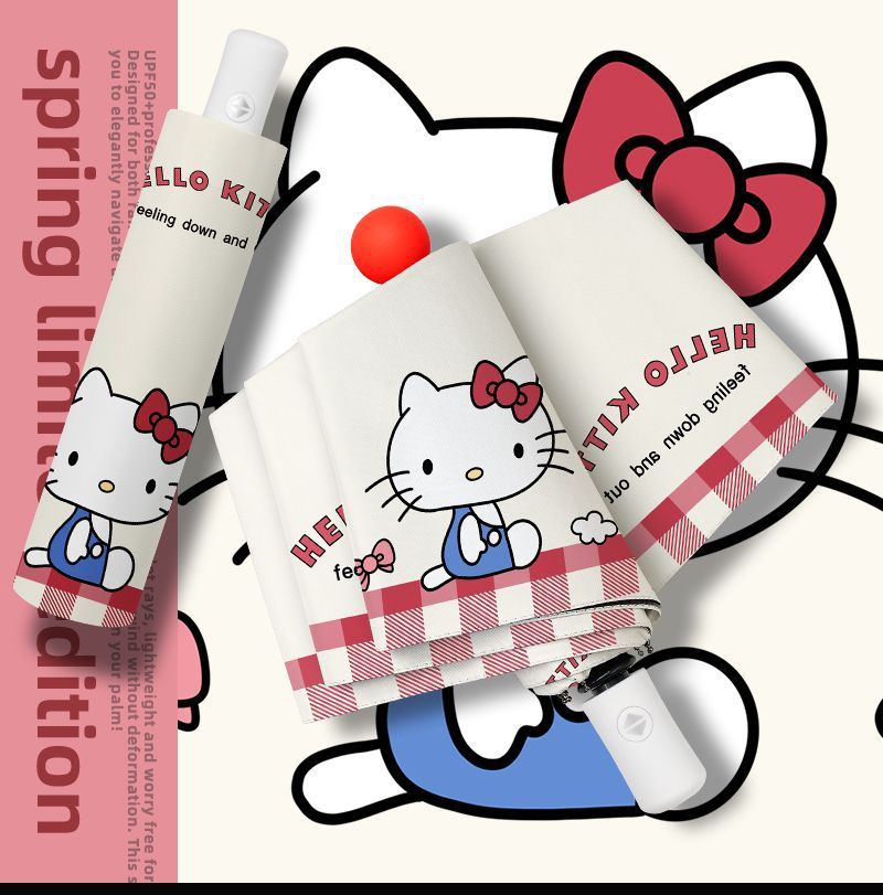 晴雨两用伞可爱太阳伞防晒防紫外线小巧便携高颜值学生专用伞批发详情2