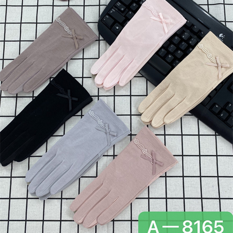Guantes de protección solar para adultos slim anti-uv hielo de seda largo antideslizante verano sombreado para conducir con pantalla táctil para montar pic 6