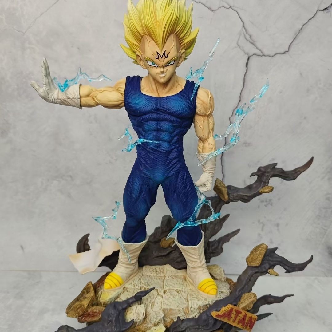 七龙珠 hero belief HB 魔化贝吉塔 手办 双头雕 动漫模型 雕像GK详情1