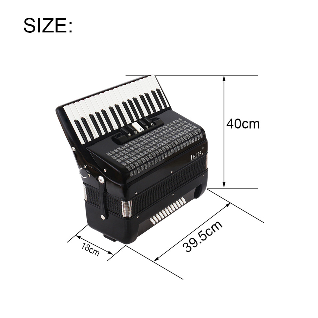 批发34键48贝斯手风琴专业键钮式手风琴成人专业考级表演西洋乐器详情2