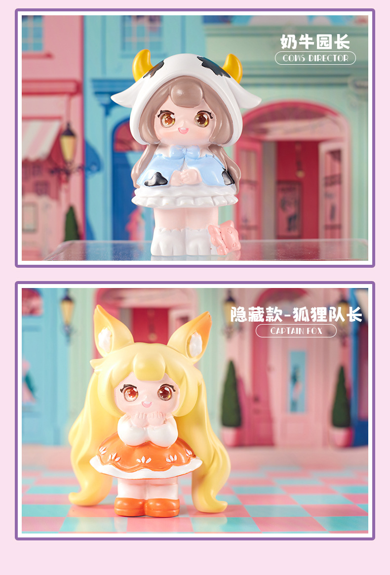 创意礼品神话小镇系列盲盒卡通动漫潮玩装饰摆件女生精美礼品批发详情9