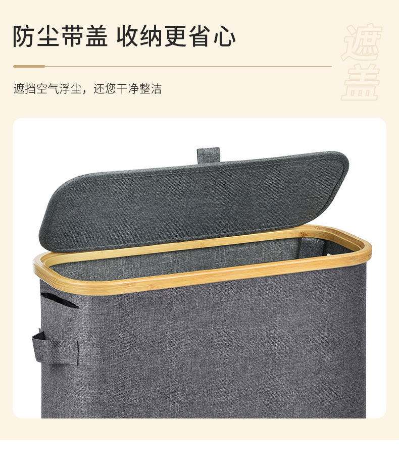 亚马逊布艺可折叠纸巾筒卫生间防水纸巾收纳框可抽纸纸巾筒批发详情12