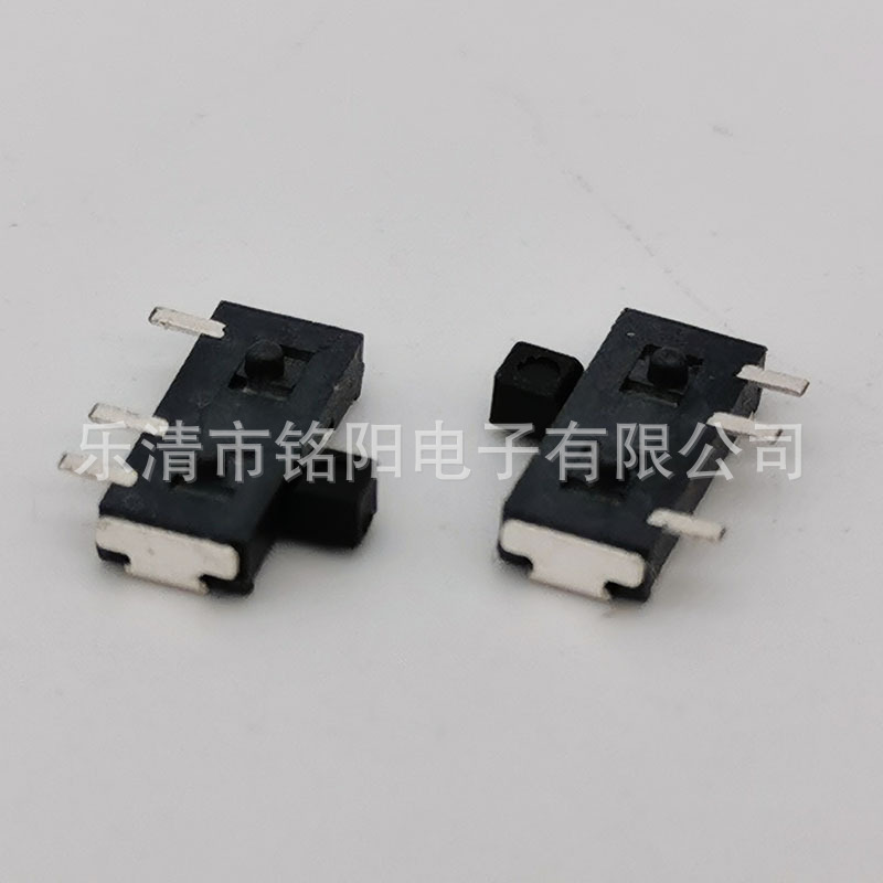 Horizontal two-position toggle switch, mini two-position three-pin surface mount toggle switch, mini three-pin sliding switch pic 7