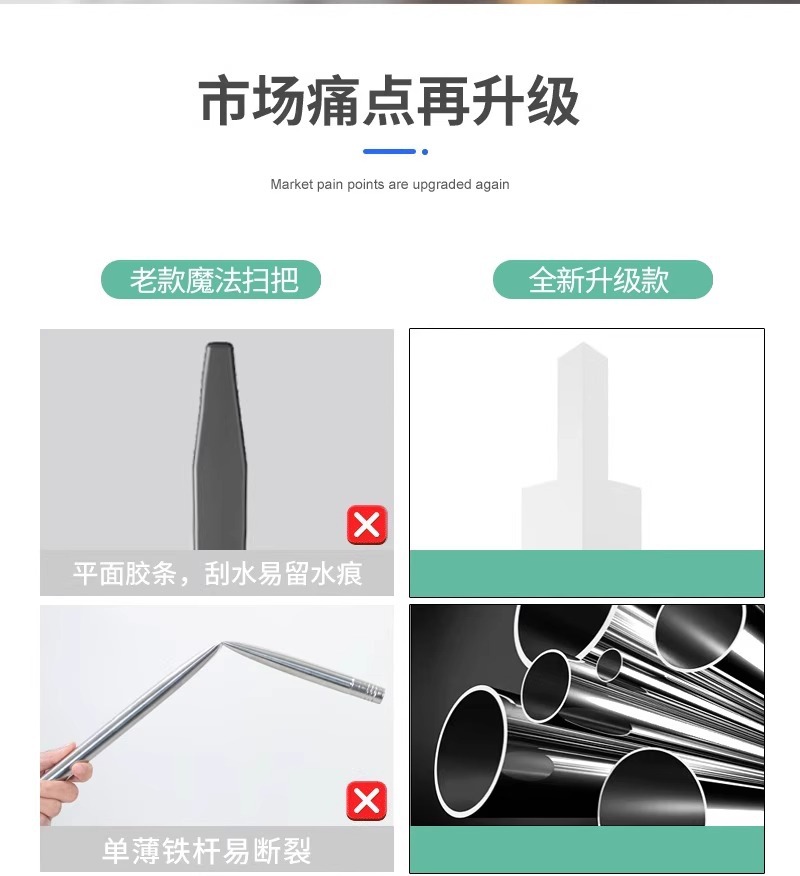 刮水器多功能扫把浴室除尘卫生间拖把擦地扫水擦玻璃地刮家用清理详情3