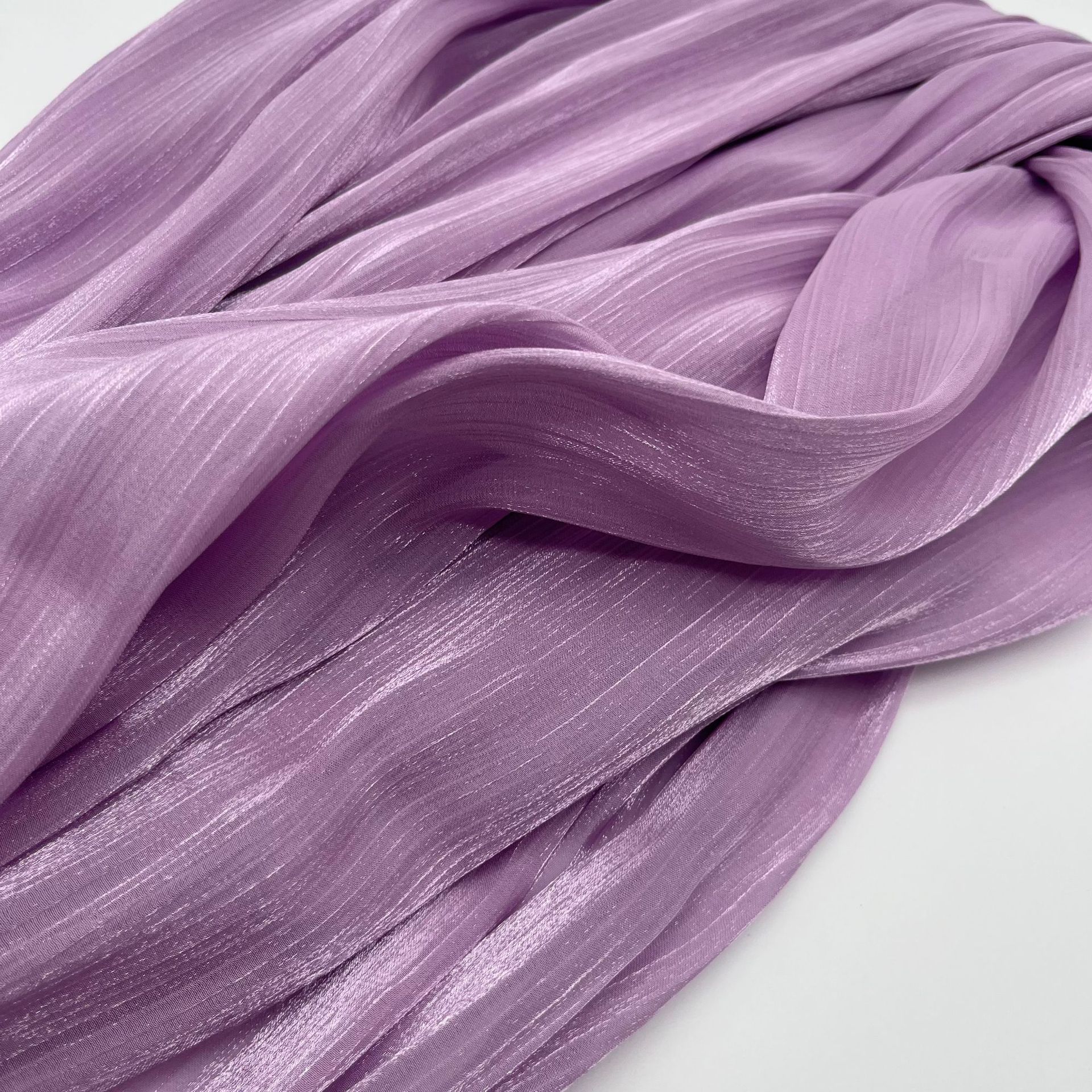 New cross-border shiny silk long scarf Shimmer Hijab Thin spring and summer silk scarf, gauze scarf, Malay headscarf pic 5