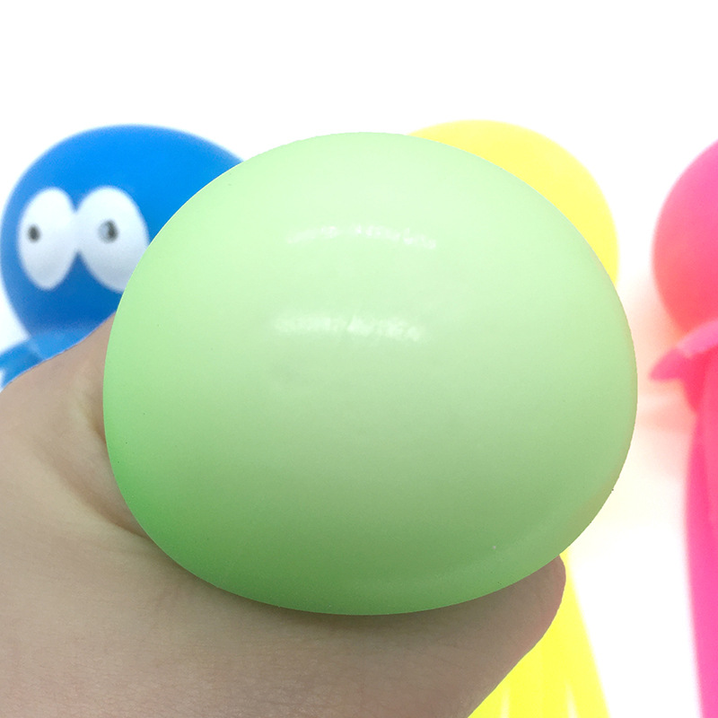 Cross-border direct sales of jellyfish pinching and venting toys, TPR flour stress-relieving octopus fun gifts wholesale octopus pic 3