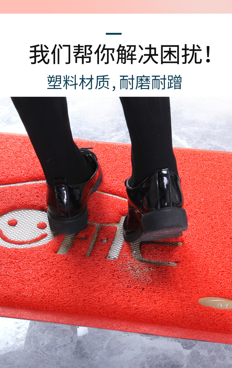 家用商用进门脚垫丝圈防水防滑门垫大门口入户地毯一件代发家纺详情5