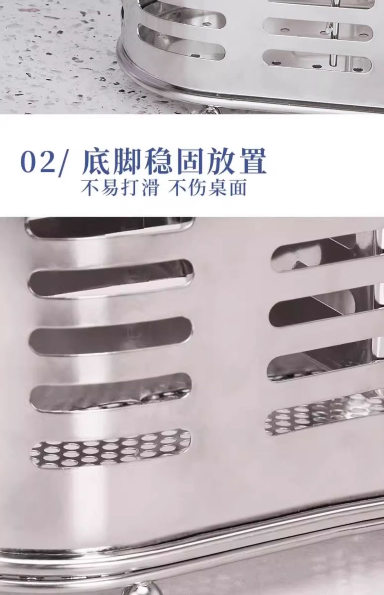 304 stainless steel chopstick holder wall-mounted kitchen chopstick storage box, chopstick cage, high-end new household chopsticks qxq pic 14