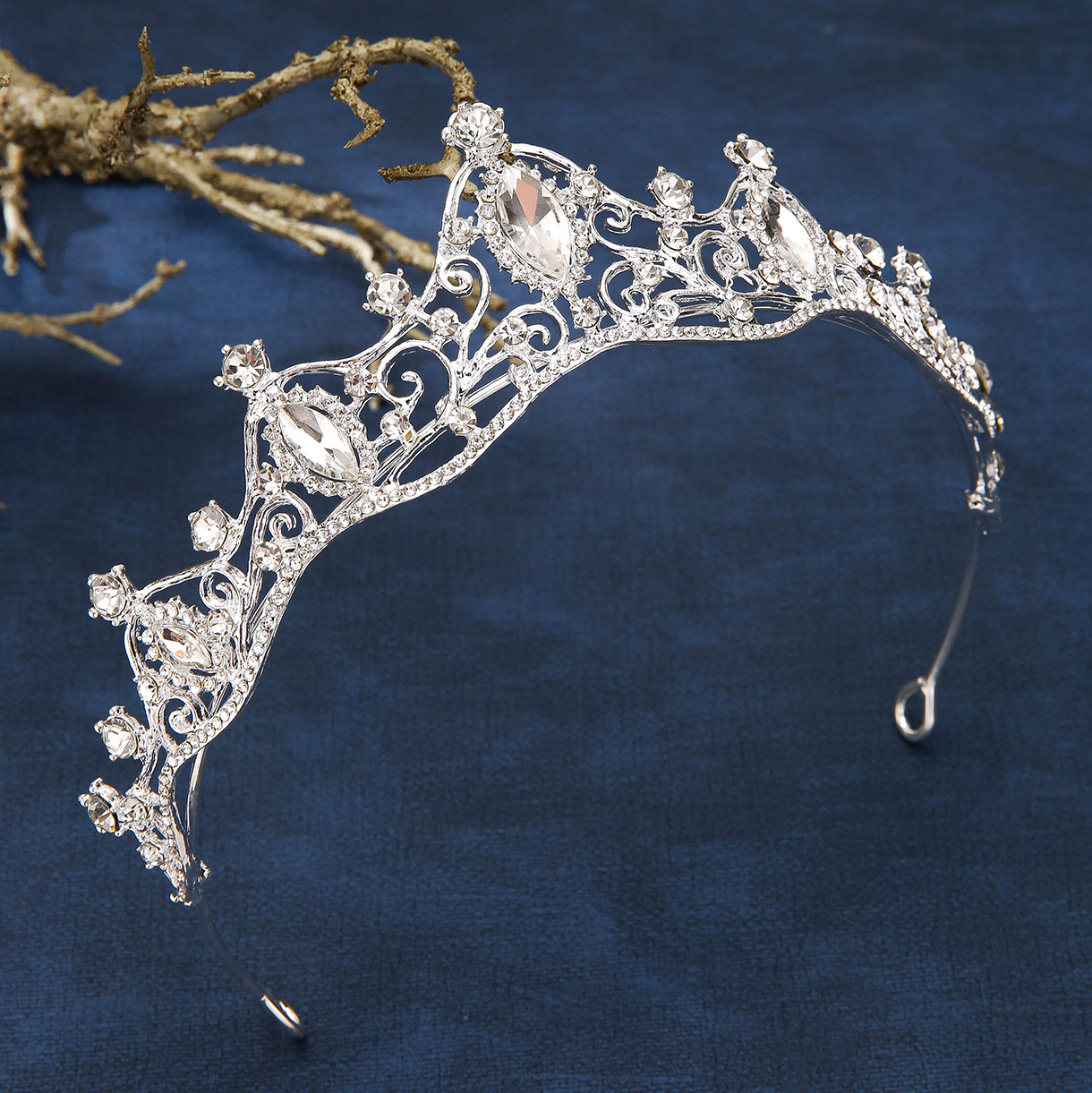 Cross-border best-selling bride headbands, crown wedding accessories, headwear, hair clips, birthday party wear, hot-selling crown hair bands pic 8