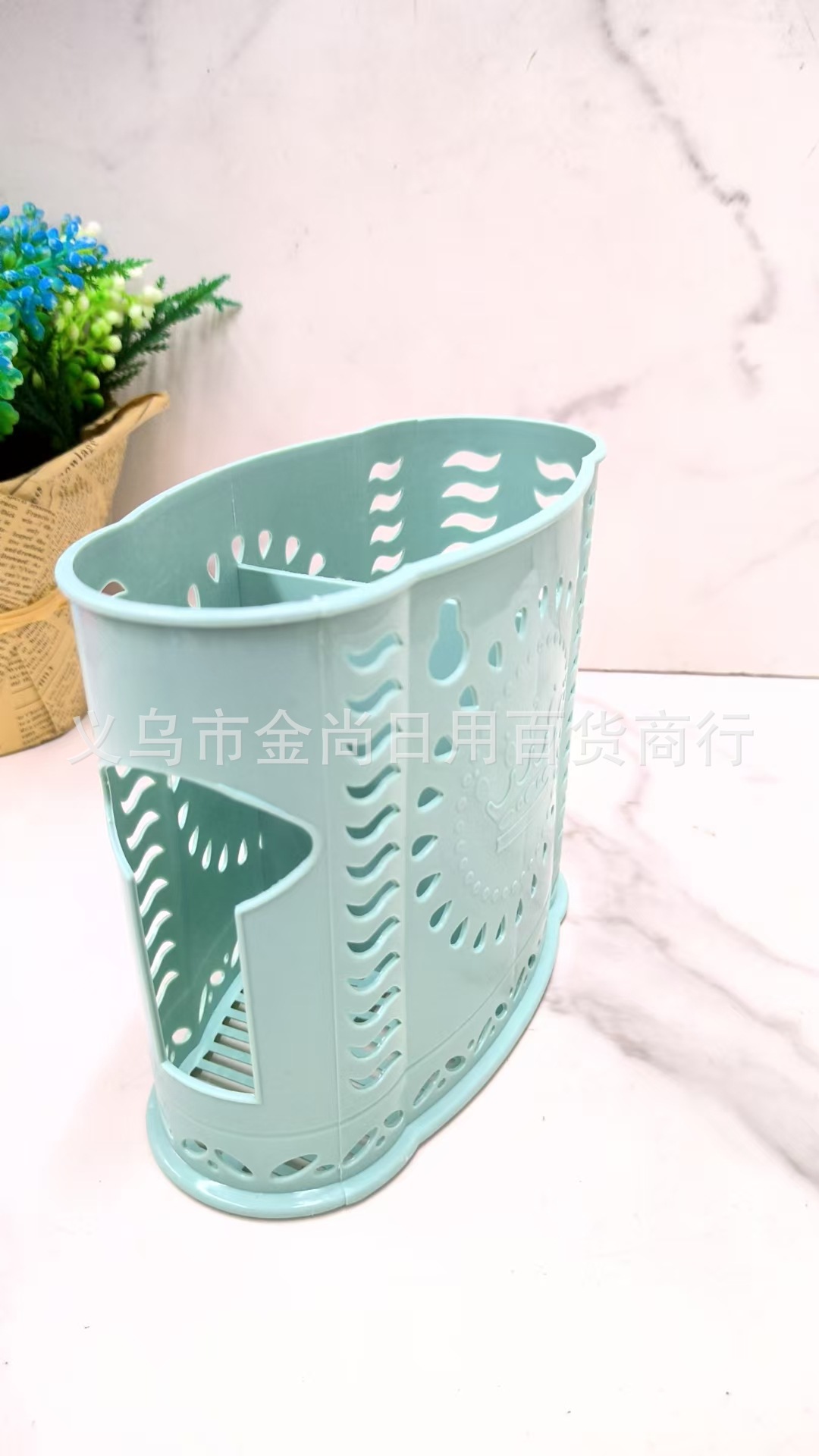 New plastic crown 筷笼 kitchen multi-functional chopstick storage box pic 4