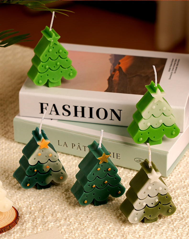 圣诞节香薰蜡烛创意圣诞树氛围感香氛蜡烛摆件浪漫圣诞伴手礼物详情13
