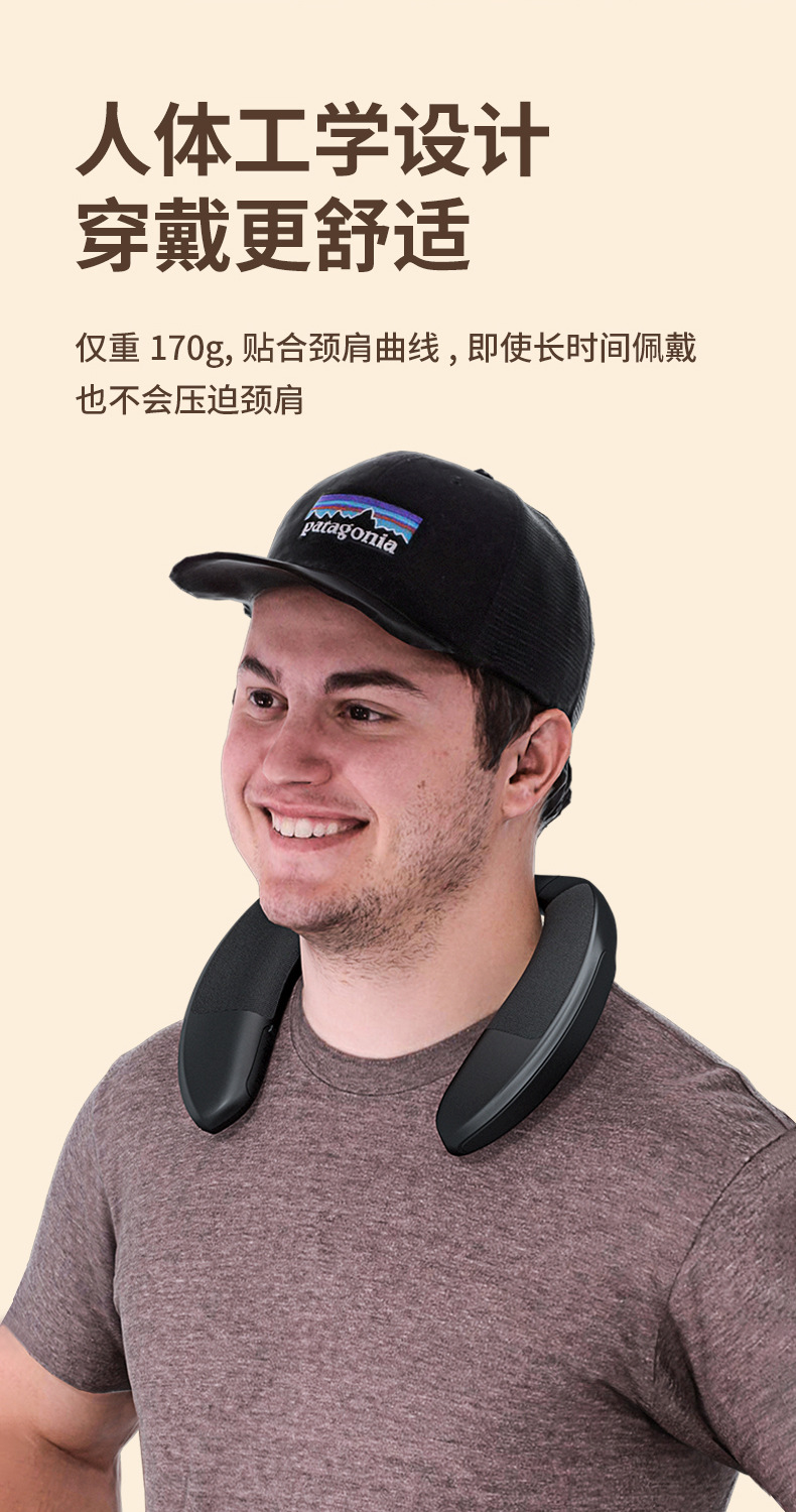 The new neck-hanging wireless Bluetooth speaker is made of fabric and can be worn with a small speaker and stereo subwoofer pic 15