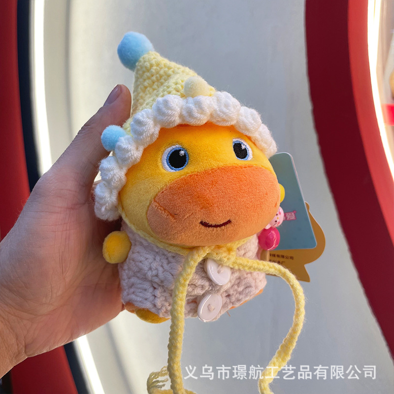 【 Official Version 】 Second original costume cute Capybara Luzi plush toy bag pendant Capybara Luzi doll pic 8