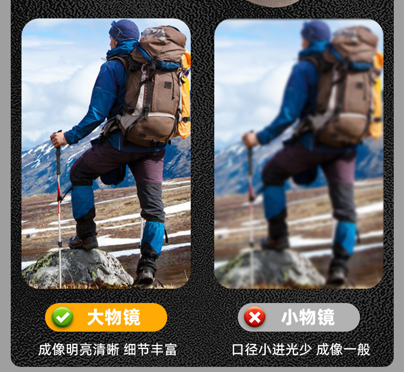 艾博睿新款DT-A10X42双筒望远镜高倍高清直筒便携户外观景跨境详情26