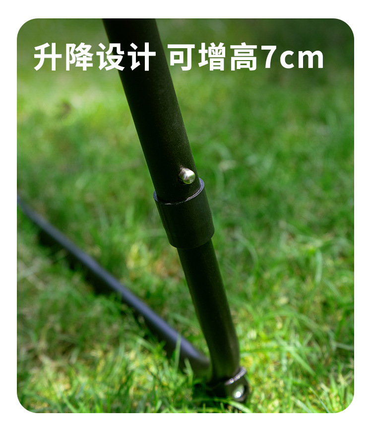 Outdoor camping simple and portable grid table, aluminum alloy double-ear iron mesh foldable net table (in stock) pic 8