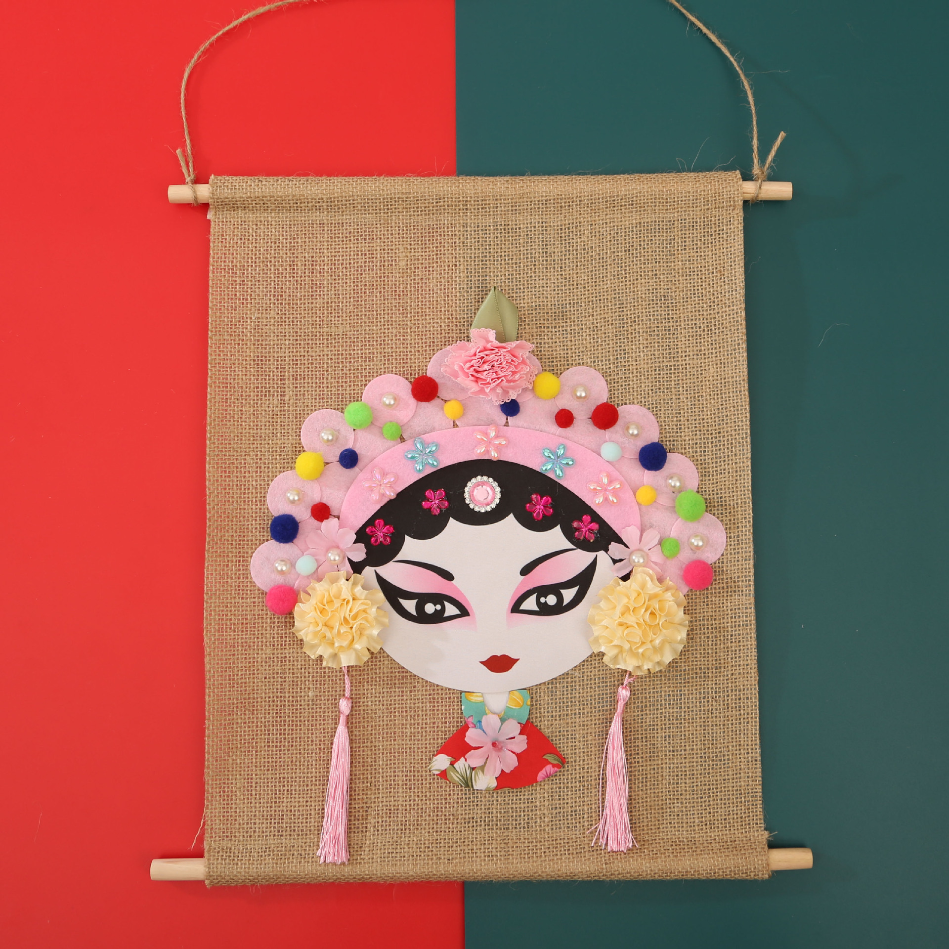 国风京剧脸谱手工diy礼物国潮文创沙龙团建活动非遗手工diy材料包详情8