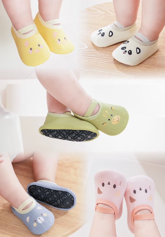2025春季新款卡通儿童居家地板袜室内防滑隔凉柔软学步鞋婴童超萌详情6