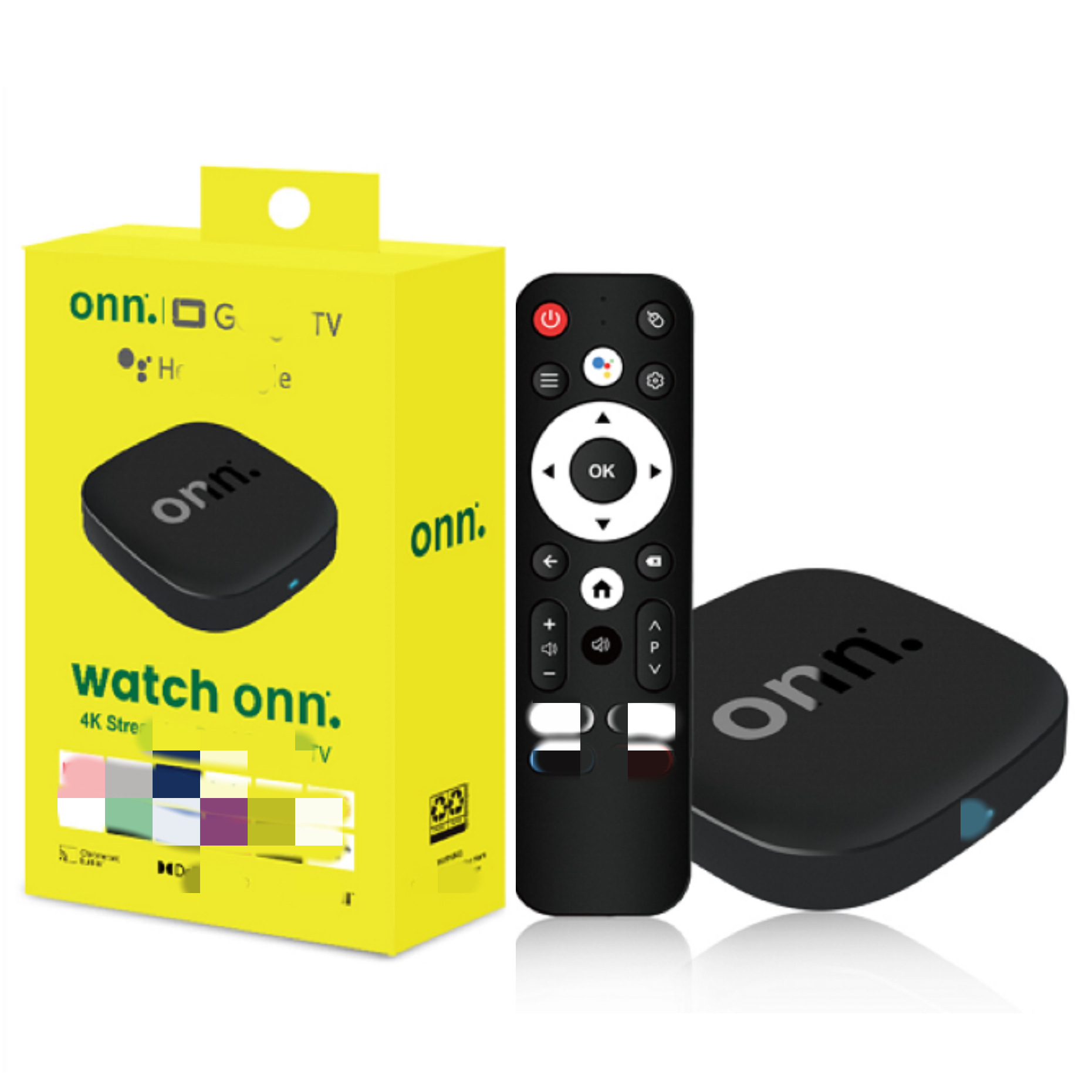 ONN foreign trade set-top box voice remote control 2+16G Android TV set-top box network smart player pic 1